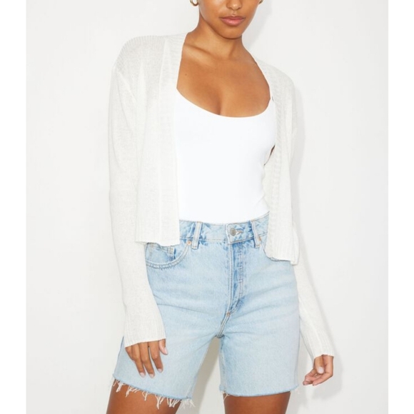 Dynamite Linen Topper Cardigan - XS - Picture 2 of 8